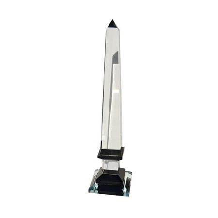 obelisk furniture r16 home furniture av75477 crystal obelisk with black base walmartcom obelisk furniture r16 home furniture av75477 crystal obelisk with black base walmartcom